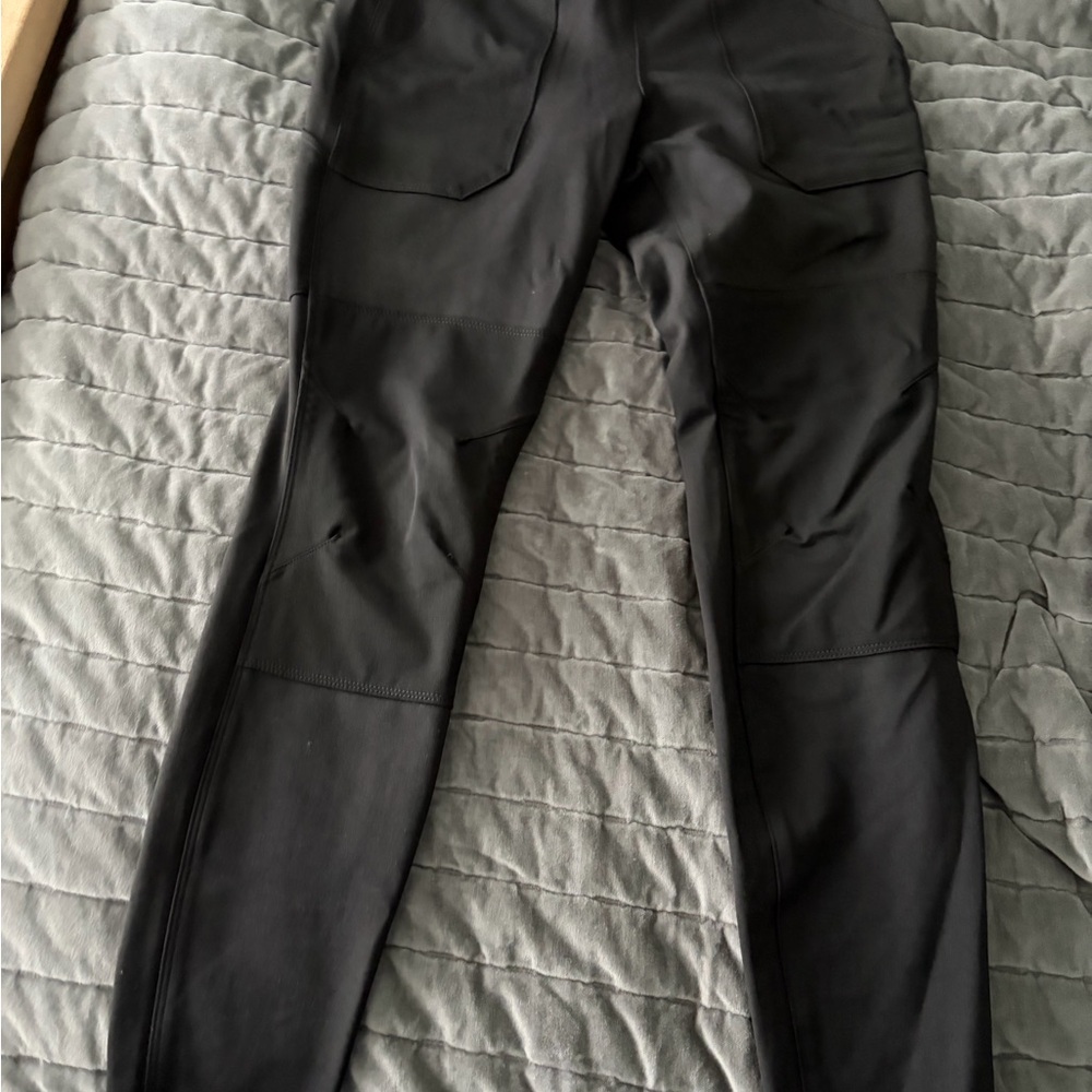 Black Rugged Leggings